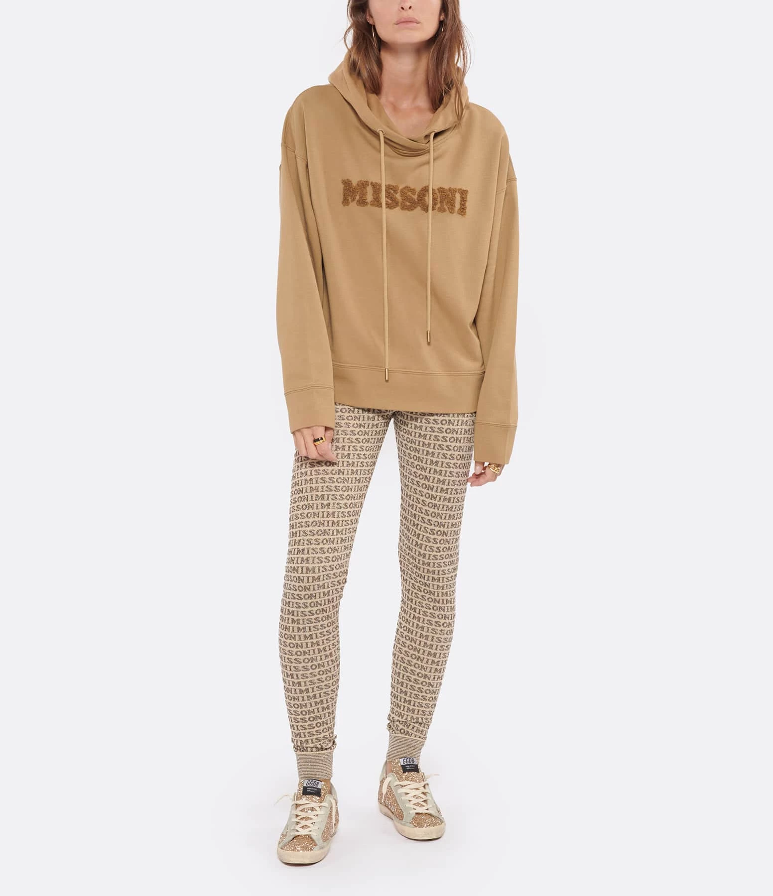 MISSONI Sweatshirt Logo Coton Marron 6 MISSONI Sweatshirt Logo Coton Marron – Image 4