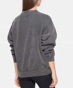 ANINE BING Sweatshirt Ramona NY Coton Organique Noir Délavé 8 ANINE BING Sweatshirt Ramona NY Coton Organique Noir Délavé -Boutique MAJESTIC FILATURES unnamed file 1447