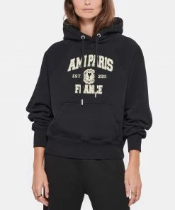 AMI PARIS Sweatshirt Unisexe Coton Biologique Noir -Boutique MAJESTIC FILATURES unnamed file 1451