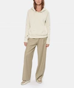 NILI LOTAN Sweatshirt Janie Coton Beige -Boutique MAJESTIC FILATURES unnamed file 1461