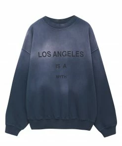 ANINE BING Sweatshirt Jaci Coton Organique Navy
