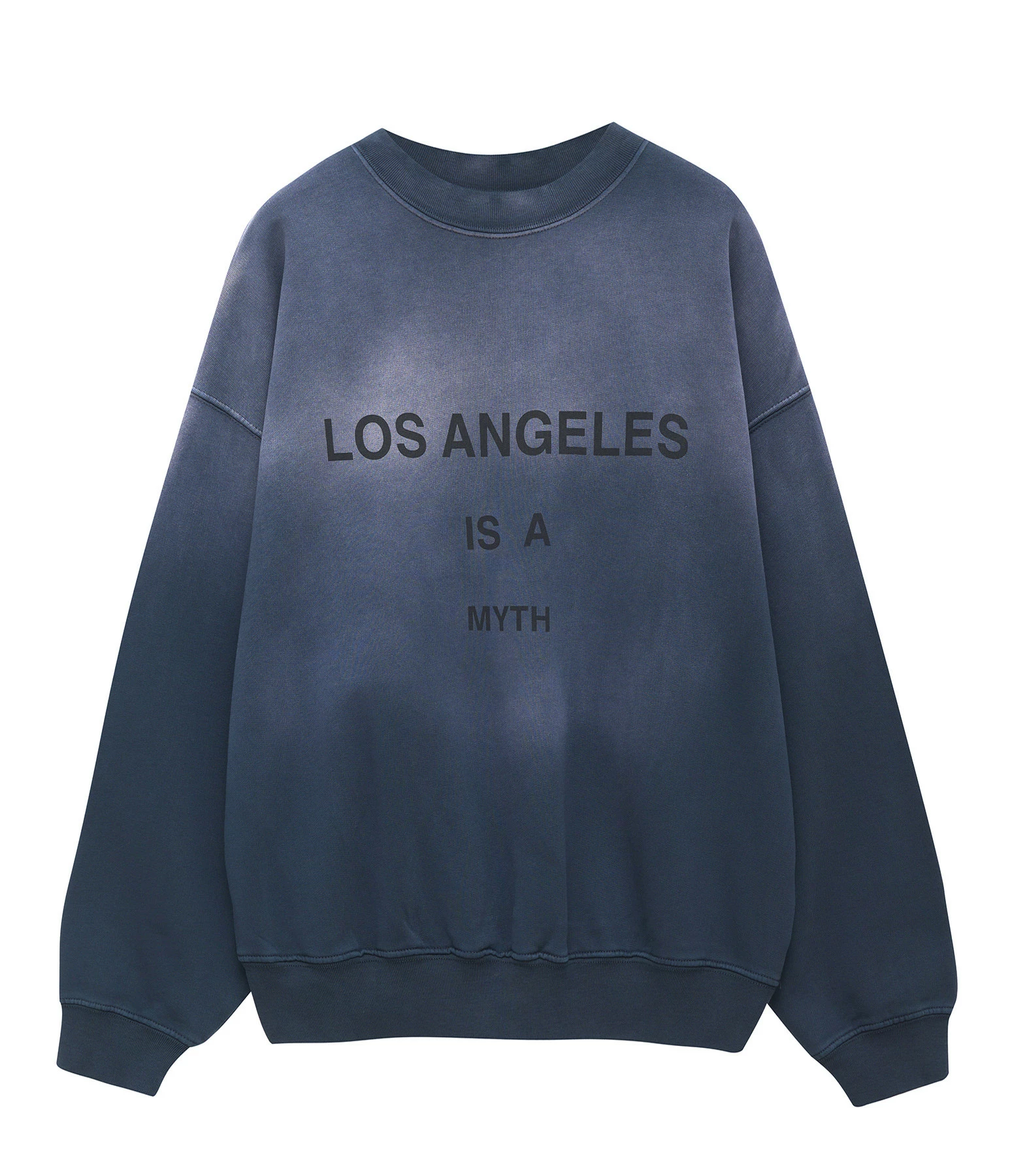ANINE BING Sweatshirt Jaci Coton Organique Navy 3 ANINE BING Sweatshirt Jaci Coton Organique Navy