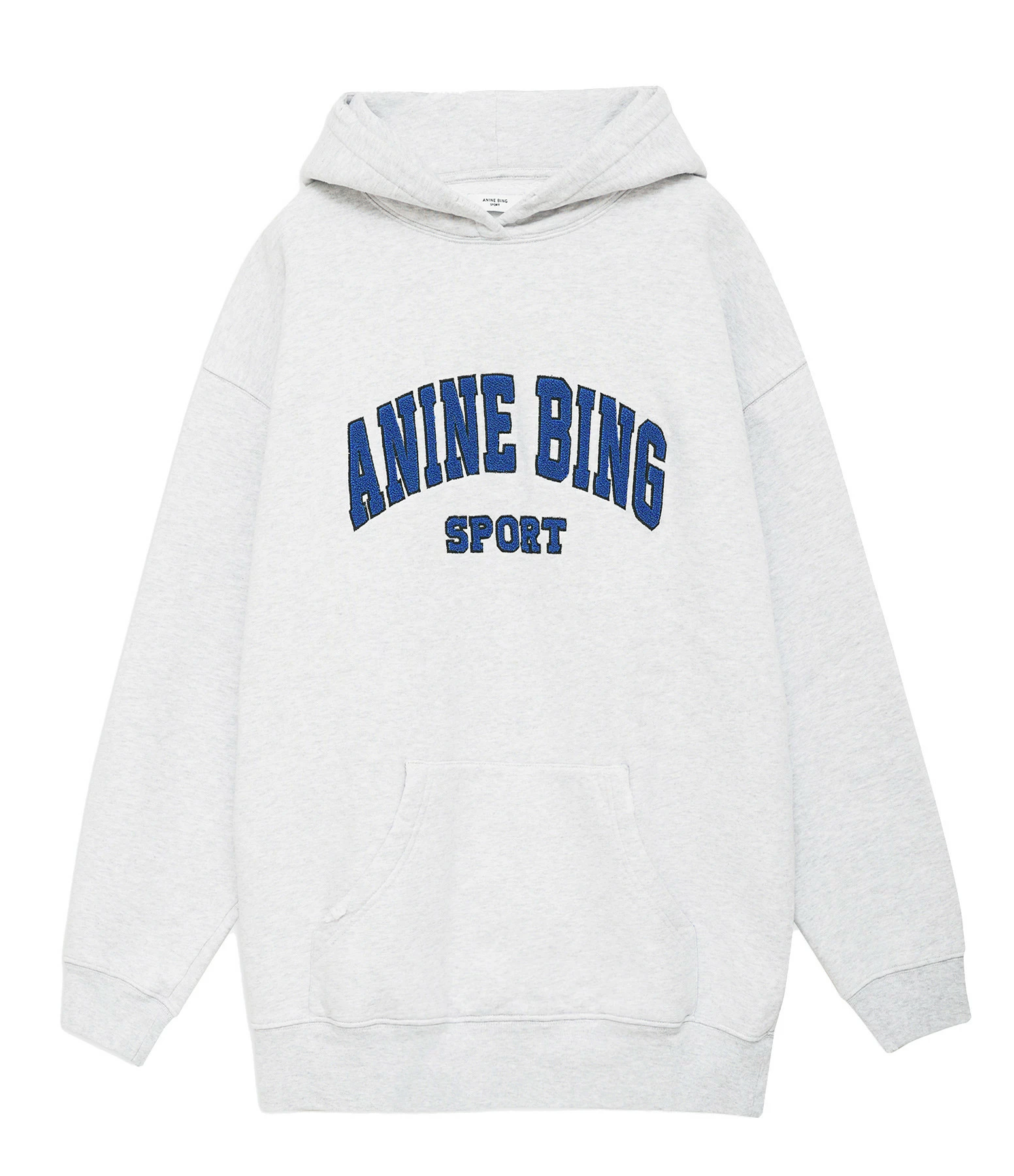 ANINE BING Sweatshirt Hoodie Tyler Coton Gris 3 ANINE BING Sweatshirt Hoodie Tyler Coton Gris