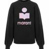 ISABEL MARANT ÉTOILE Sweatshirt Mindy Coton Noir Délavé -Boutique MAJESTIC FILATURES unnamed file 1497