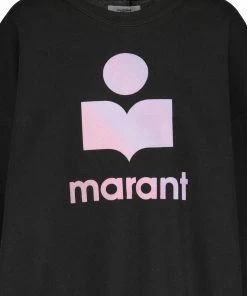 ISABEL MARANT ÉTOILE Sweatshirt Mindy Coton Noir Délavé 9 ISABEL MARANT ÉTOILE Sweatshirt Mindy Coton Noir Délavé -Boutique MAJESTIC FILATURES unnamed file 1498