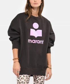 ISABEL MARANT ÉTOILE Sweatshirt Mindy Coton Noir Délavé 10 ISABEL MARANT ÉTOILE Sweatshirt Mindy Coton Noir Délavé -Boutique MAJESTIC FILATURES unnamed file 1499