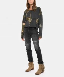 CHARLIE JOE Sweatshirt Zion Coton Tie & Dye Vert -Boutique MAJESTIC FILATURES unnamed file 1506