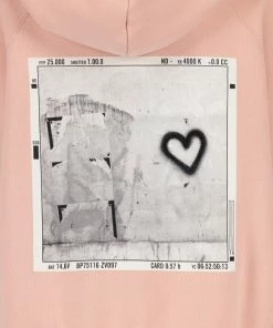 ZADIG & VOLTAIRE Sweatshirt Hoodie Georgy Heart Coton Rose Blush -Boutique MAJESTIC FILATURES unnamed file 1520