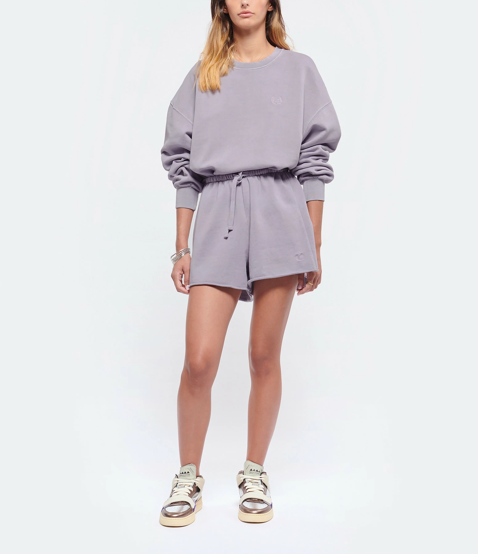 LOVE STORIES Sweatshirt Skye Coton Organique Lilas 8 LOVE STORIES Sweatshirt Skye Coton Organique Lilas – Image 6