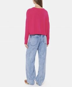 VANESSA BRUNO Pull Valerie Laine Fuchsia -Boutique MAJESTIC FILATURES unnamed file 157