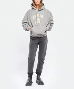 AMI PARIS Sweatshirt Unisexe Coton Biologique Gris Chiné -Boutique MAJESTIC FILATURES unnamed file 1572