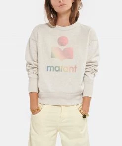 ISABEL MARANT ÉTOILE Sweatshirt Mobyli Coton Écru -Boutique MAJESTIC FILATURES unnamed file 1587