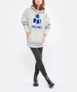 ISABEL MARANT ÉTOILE Sweatshirt Mansel Coton Organique Gris -Boutique MAJESTIC FILATURES unnamed file 1593