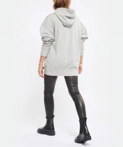 ISABEL MARANT ÉTOILE Sweatshirt Mansel Coton Organique Gris -Boutique MAJESTIC FILATURES unnamed file 1594