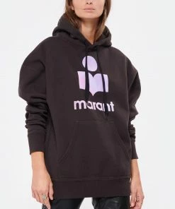 ISABEL MARANT ÉTOILE Sweatshirt Mansel Coton Noir Délavé -Boutique MAJESTIC FILATURES unnamed file 1624