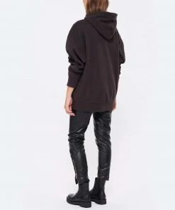 ISABEL MARANT ÉTOILE Sweatshirt Mansel Coton Noir Délavé -Boutique MAJESTIC FILATURES unnamed file 1626