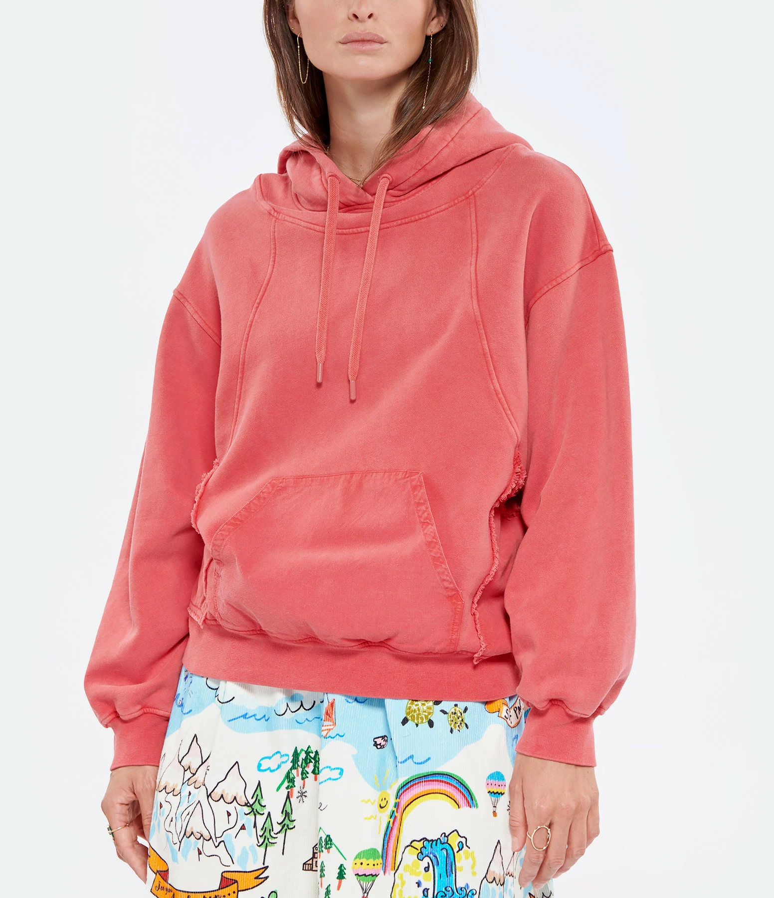 SEE BY CHLOE Sweatshirt Coton Rose 5 SEE BY CHLOE Sweatshirt Coton Rose – Image 3