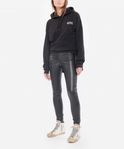GANNI Sweatshirt Hoodie Software Isoli Coton Biologique Noir -Boutique MAJESTIC FILATURES unnamed file 1661