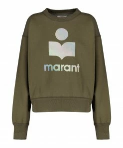 ISABEL MARANT ÉTOILE Sweatshirt Mobyli Coton Kaki