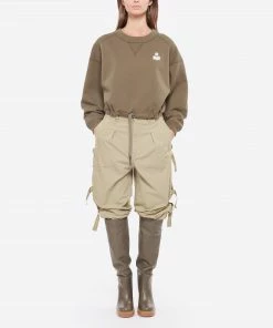 ISABEL MARANT ÉTOILE Sweatshirt Margo Coton Kaki -Boutique MAJESTIC FILATURES unnamed file 1677