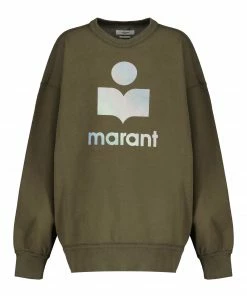 ISABEL MARANT ÉTOILE Sweatshirt Mindy Coton Kaki