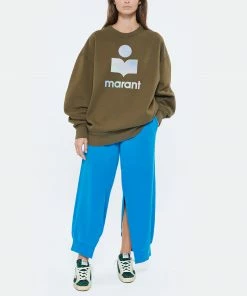 ISABEL MARANT ÉTOILE Sweatshirt Mindy Coton Kaki -Boutique MAJESTIC FILATURES unnamed file 1681