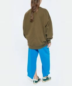 ISABEL MARANT ÉTOILE Sweatshirt Mindy Coton Kaki -Boutique MAJESTIC FILATURES unnamed file 1682
