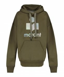 ISABEL MARANT ÉTOILE Sweatshirt Mansel Coton Kaki