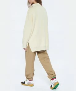 CLOSED Sweatshirt Zip Coton Écru -Boutique MAJESTIC FILATURES unnamed file 1704