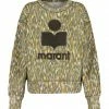 ISABEL MARANT ÉTOILE Sweatshirt Mobyli Coton Imprimé Kaki -Boutique MAJESTIC FILATURES unnamed file 1705