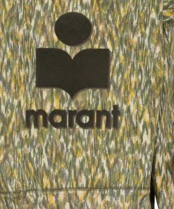 ISABEL MARANT ÉTOILE Sweatshirt Mobyli Coton Imprimé Kaki -Boutique MAJESTIC FILATURES unnamed file 1706