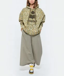 ISABEL MARANT ÉTOILE Sweatshirt Mansel Coton Imprimé Kaki -Boutique MAJESTIC FILATURES unnamed file 1713