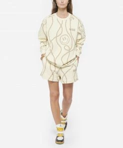 GANNI Sweatshirt Software Isoli Imprimé Beige -Boutique MAJESTIC FILATURES unnamed file 1718 scaled