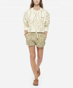 GANNI Sweatshirt Software Isoli Imprimé Beige -Boutique MAJESTIC FILATURES unnamed file 1720 scaled