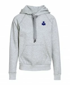 ISABEL MARANT ÉTOILE Sweatshirt Malibu Coton Organique Gris