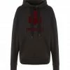 ISABEL MARANT ÉTOILE Sweatshirt Mansel Coton Organique Noir Rouge -Boutique MAJESTIC FILATURES unnamed file 1755