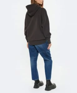 ISABEL MARANT ÉTOILE Sweatshirt Mansel Coton Organique Noir Rouge -Boutique MAJESTIC FILATURES unnamed file 1759