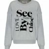 SEE BY CHLOE Sweatshirt Coton Gris -Boutique MAJESTIC FILATURES unnamed file 1770