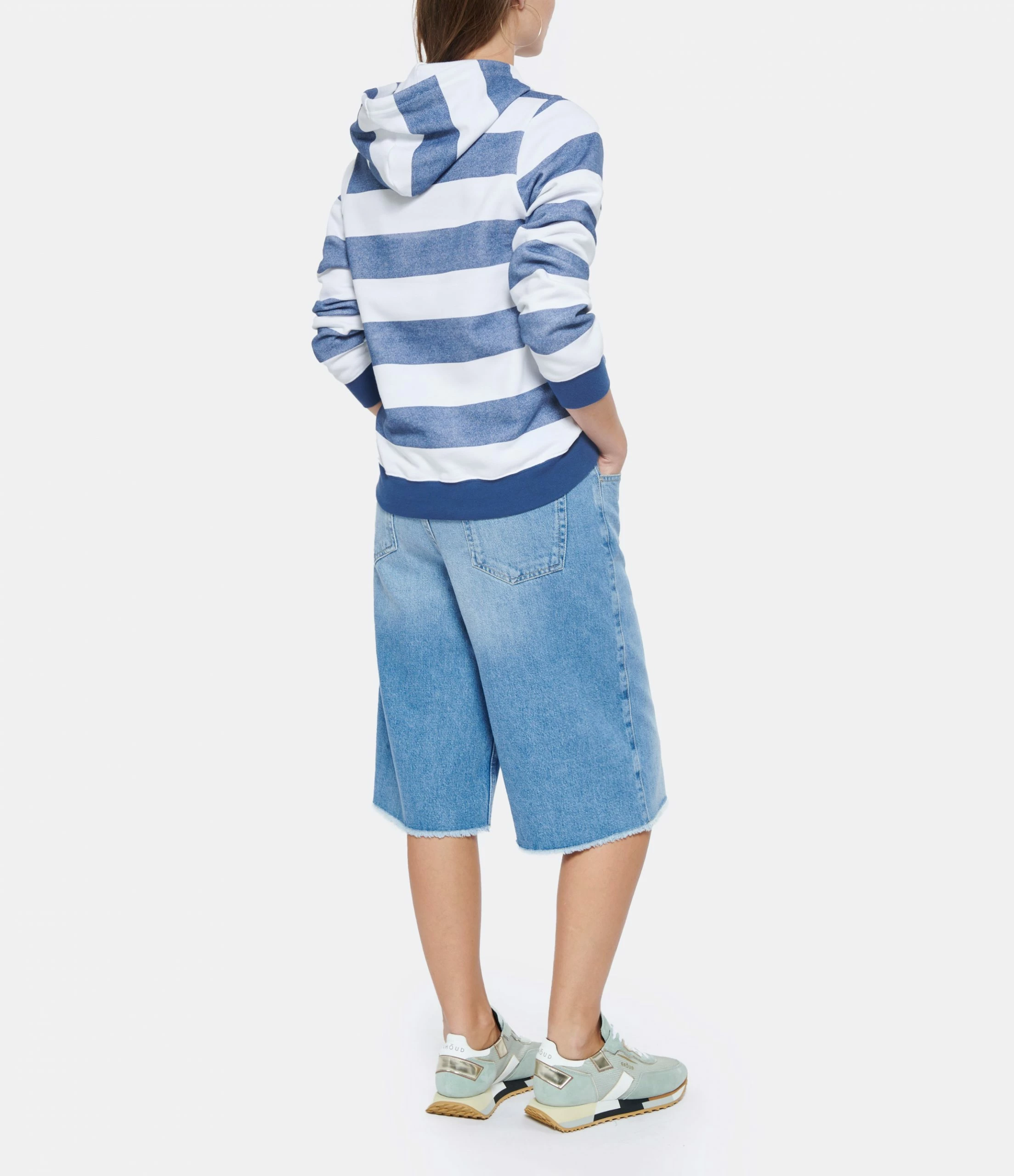 SEE BY CHLOE Sweatshirt Rayures Coton Bleu 9 SEE BY CHLOE Sweatshirt Rayures Coton Bleu – Image 7