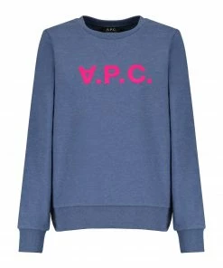 A.P.C. Sweatshirt Viva Neon Coton Marine