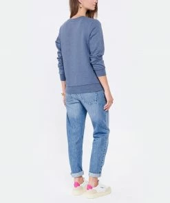 A.P.C. Sweatshirt Viva Neon Coton Marine -Boutique MAJESTIC FILATURES unnamed file 1786