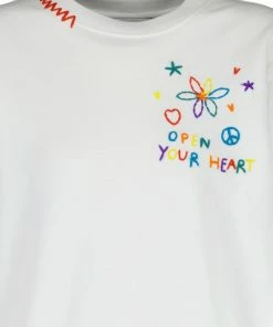 MIRA MIKATI Sweatshirt Open Your Heart Coton Blanc -Boutique MAJESTIC FILATURES unnamed file 1788