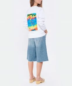 MIRA MIKATI Sweatshirt Open Your Heart Coton Blanc -Boutique MAJESTIC FILATURES unnamed file 1791