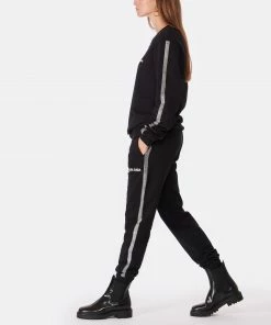 GAÏA GAÏA Sweatshirt Oversized Crystal Coton Noir Strass -Boutique MAJESTIC FILATURES unnamed file 1797