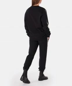 GAÏA GAÏA Sweatshirt Oversized Crystal Coton Noir Strass -Boutique MAJESTIC FILATURES unnamed file 1798