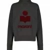 ISABEL MARANT ÉTOILE Sweatshirt Moby Coton Organique Noir Délavé 2 ISABEL MARANT ÉTOILE Sweatshirt Moby Coton Organique Noir Délavé -Boutique MAJESTIC FILATURES unnamed file 1799