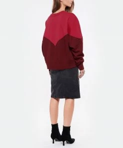 ISABEL MARANT ÉTOILE Sweatshirt Houston Coton Bordeaux -Boutique MAJESTIC FILATURES unnamed file 1827