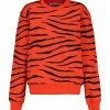 GAÏA GAÏA Sweatshirt Loose Thalia Zebra Rouge Cayenne -Boutique MAJESTIC FILATURES unnamed file 1843