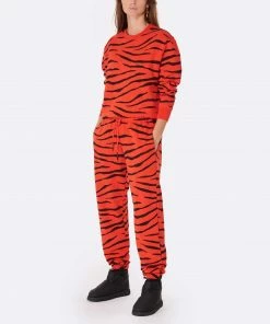 GAÏA GAÏA Sweatshirt Loose Thalia Zebra Rouge Cayenne 10 GAÏA GAÏA Sweatshirt Loose Thalia Zebra Rouge Cayenne -Boutique MAJESTIC FILATURES unnamed file 1846