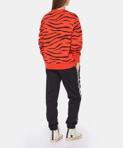 GAÏA GAÏA Sweatshirt Loose Thalia Zebra Rouge Cayenne 11 GAÏA GAÏA Sweatshirt Loose Thalia Zebra Rouge Cayenne -Boutique MAJESTIC FILATURES unnamed file 1847
